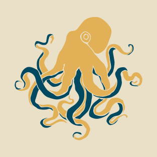 Mustard octopus T-Shirt
