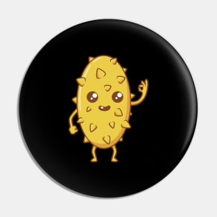 Kawaii Cartoon Kiwano Pin