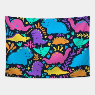 Cute dino pattern Tapestry