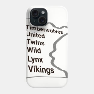 Minnesota Teams Phone Case