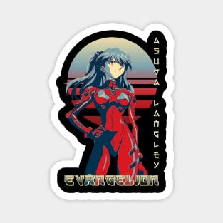 Asuka Langley Magnet