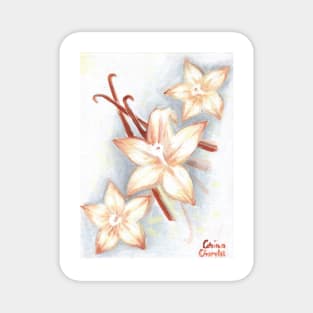 Vanilla flowers Magnet