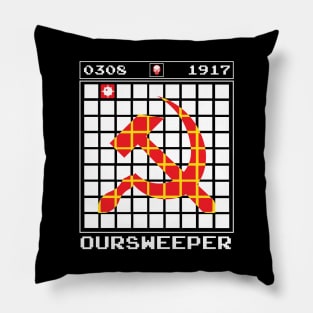 Oursweeper Vintage Gaming Communism Funny Pillow