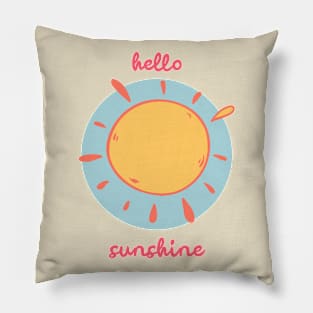 Hello Sunshine T-Shirts Pillow