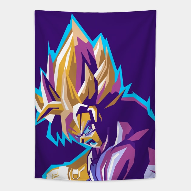 SUPER SAIYAN GOKU Tapestry by erikhermawann22