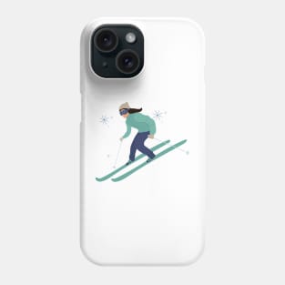 Skiing Phone Case