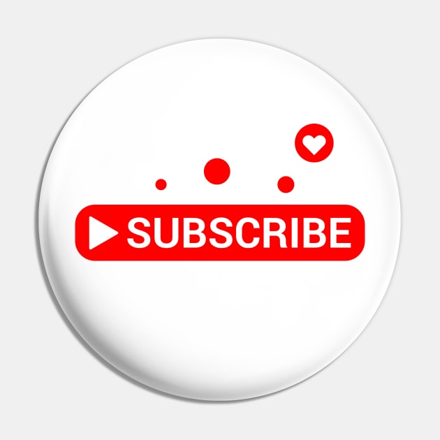 Subscribe Button Pin by Zephyr's Tune