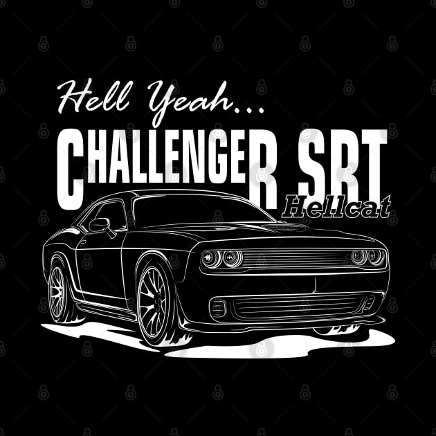 Challenger SRT Hellcat (White Print) by WINdesign