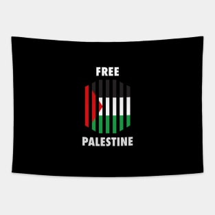 Free Palestine - Palestinian Flag Shows Their Freedom Tapestry