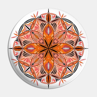 Mandala Pattern Pin