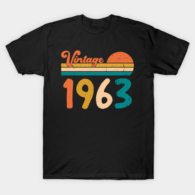 Discover Vintage 1963 Limited Edition Birthday gifts - Vintage 1963 Limited Edition Birthday G - T-Shirt