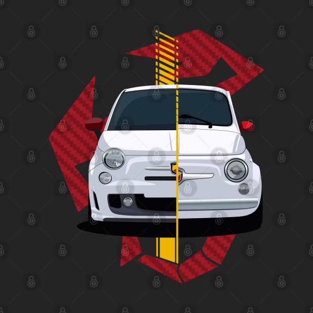 500 Abarth by AutomotiveArt