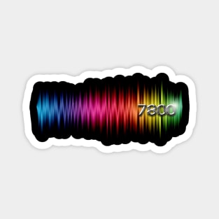 7800 Console: Soundwave Rainbow Design Magnet