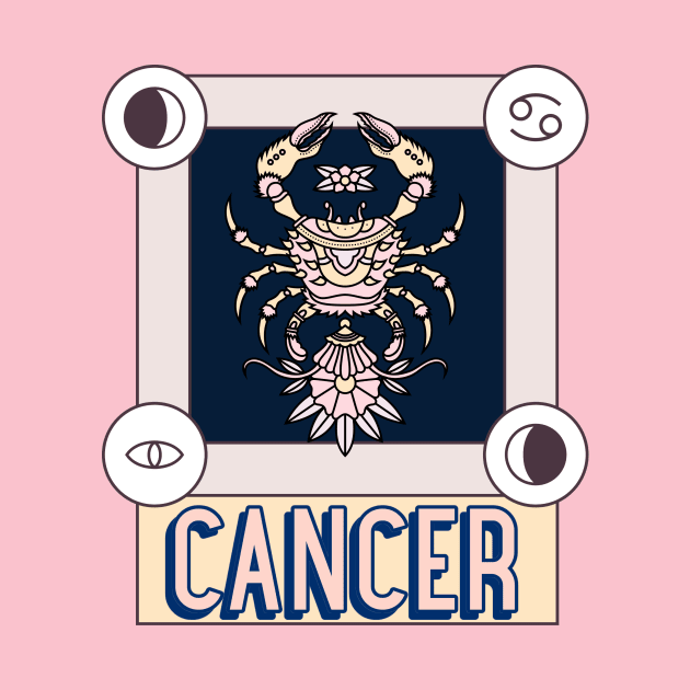 Cancer Horoscope Zodiac Sign by DC Bell Design