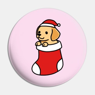 Holiday Labrador Retriever Pin