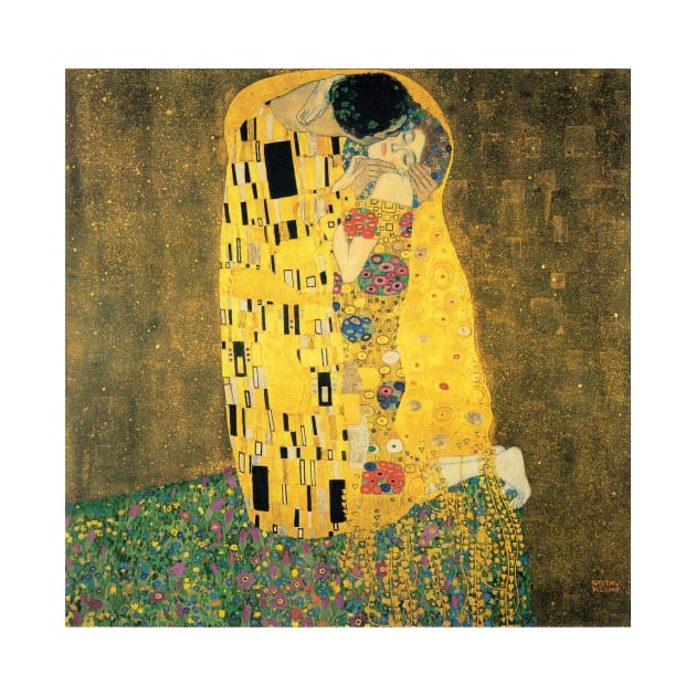 The Kiss - Gustav Klimt by Bravuramedia