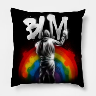 blm rainbow Pillow