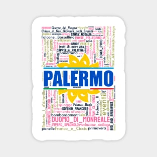 Wordart: Palermo Magnet