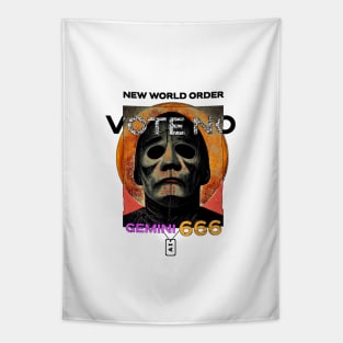 Vote No Gemini 666 AI ID Tapestry