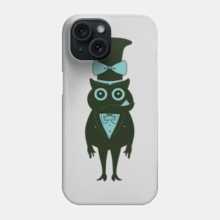 frog in tuxedo Phone Case