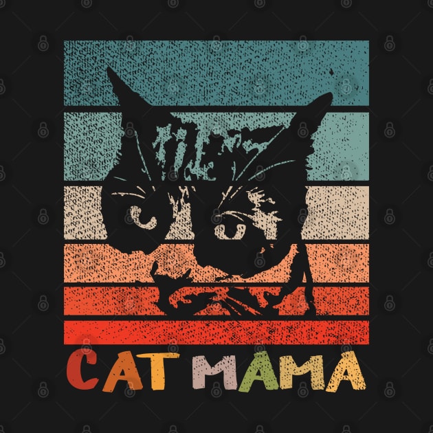 Cat Mama Vintage by trendybestgift