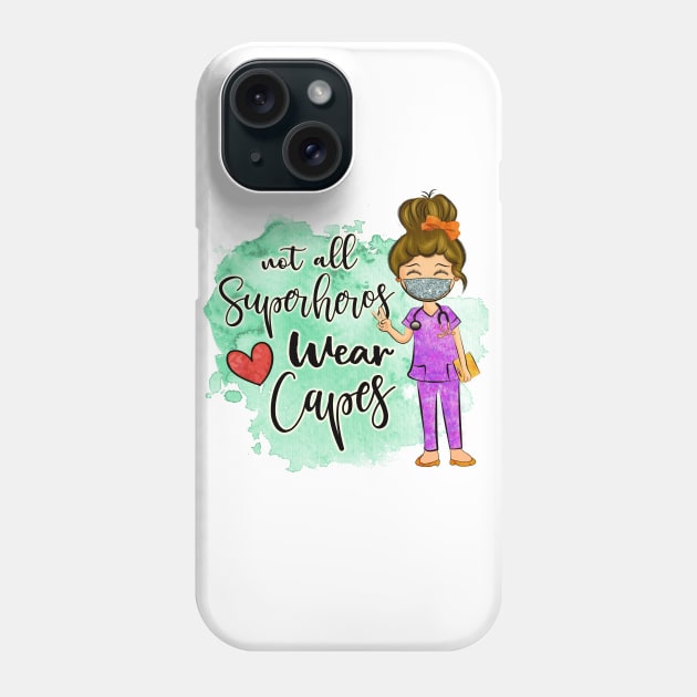 Not All Superheros Wear Capes Phone Case by koolteas