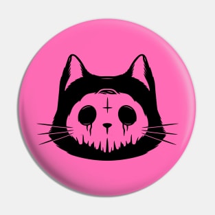 Goth Kitty Pin