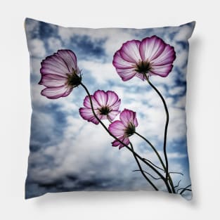 pink flowers Pillow