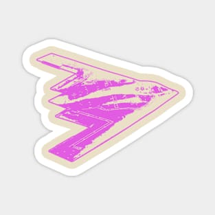 Northrop Grumman B-2 Spirit - Pink Design Magnet