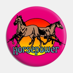 I Love Horses Horse Power For Horse Lovers AKA People Who Love Horses Cottagecore Vibrations Pin