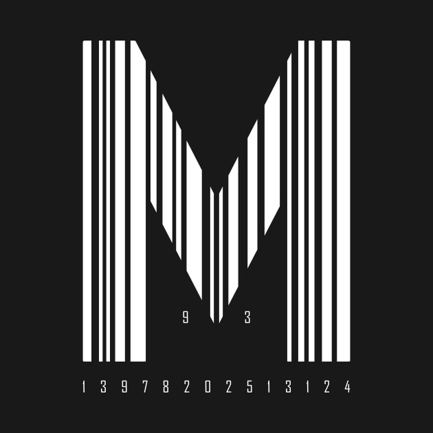 Mighty Max Bar Code (WHITE) by awskky