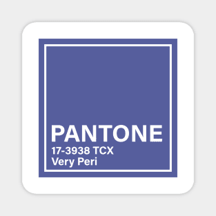 pantone 17-3938 TCX Very Peri, year 2022 Magnet