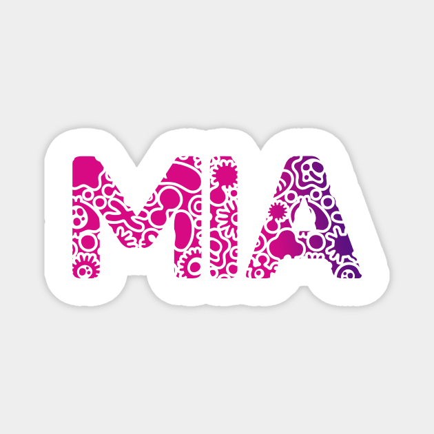 MIA NAME Magnet by YourStyleB