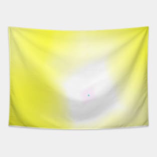 yellow white abstract texture art Tapestry