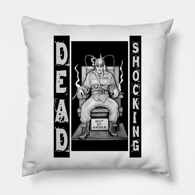 Zombie Convict - DEAD SHOCKING Pillow by mark-chaney