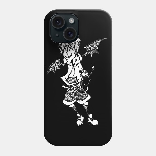 Monster devil Phone Case by TKDoodle