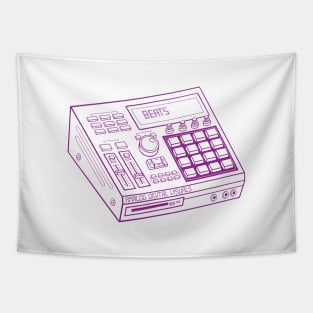 Beat Maker (Violet Lines) Analog / Music Tapestry