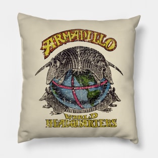 Armadillo Headquarters 1970 Pillow