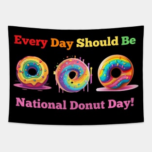 Donut Delight: Celebrate Every Day! Tapestry