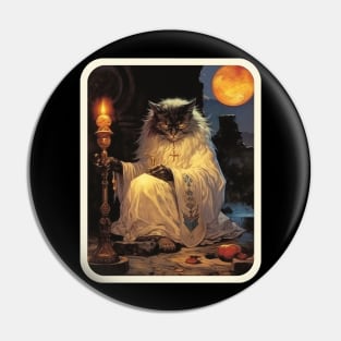 Vintage fantasy cat Pin