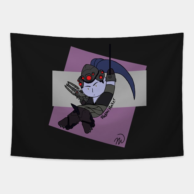 Widowmaker - Nuit Tapestry by beansnina