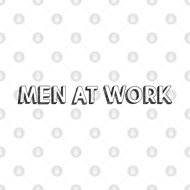 Men At Work <//> Typography Design by Aqumoet