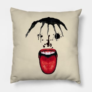 Lick my Ink - Big Red Tongue Pillow