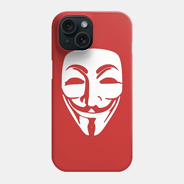 Anonymous (Guy Fawkes Mask) Phone Case by truthtopower