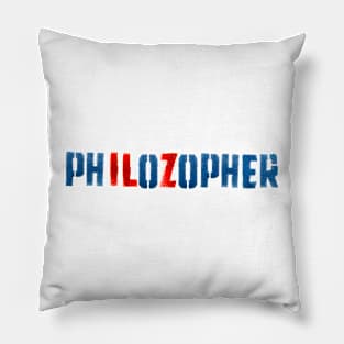 PHILOZOPHER by Tai's Tees Pillow