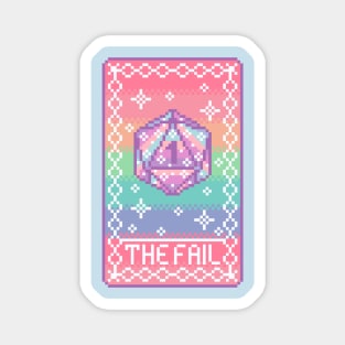 Dungeons and Dragons Tarot Card Magnet
