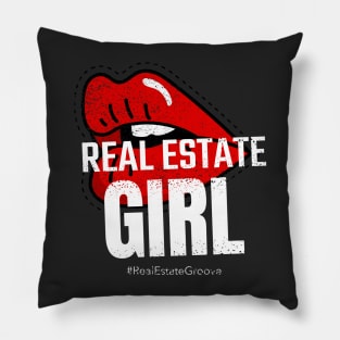 Real Estate Girl Pillow