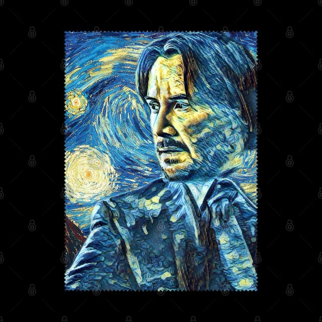 John Wick Van Gogh Style by todos