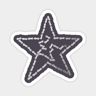 Bike Chain Star Magnet