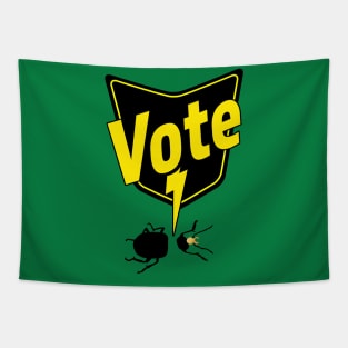 Know Your Parasites Vote Bug Spray Tapestry